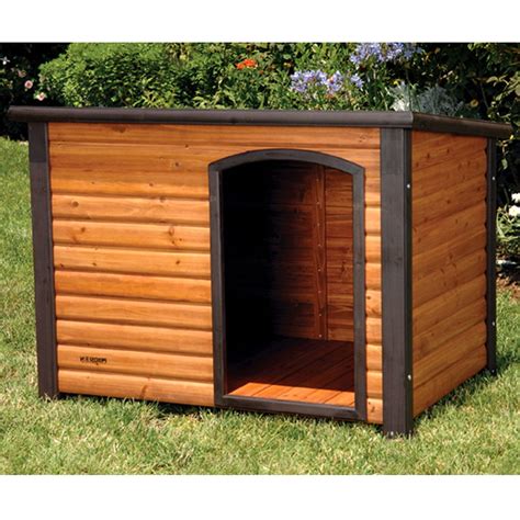 Large 45 Inch Outdoor Solid Wood Dog House With Raised Floor Walmart