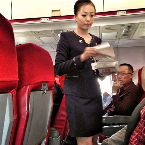Air Koryo North Korean Flight Attendant