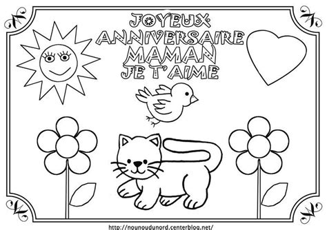 dessin à imprimer Dessin A Imprimer Pour Anniversaire Maman