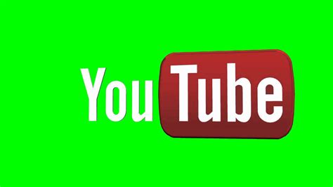 Youtube 3d Logo Rotates Green Screen Effects Youtube