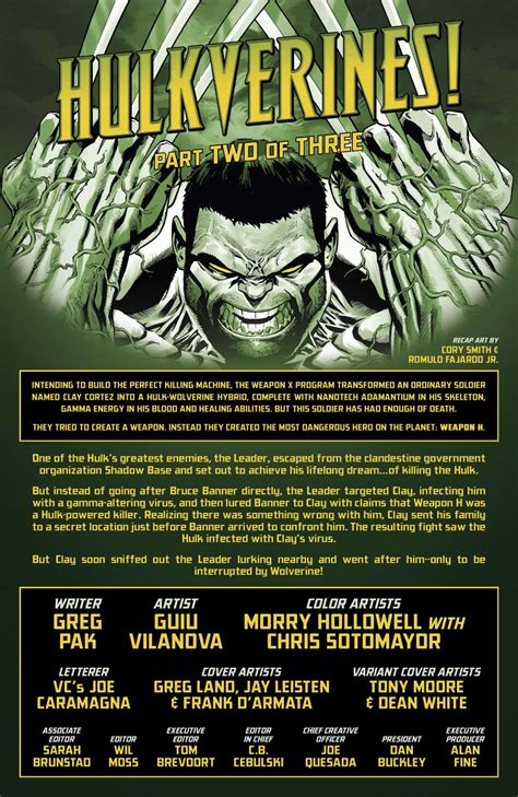 Marvel Comics Universe And Hulkverines 2 Spoilers Wolverine And Immortal