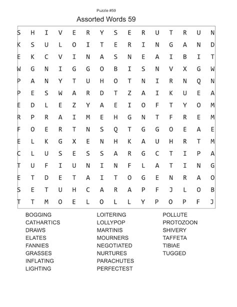 Word Search Activities Words Brain Games Puzzles Etsy