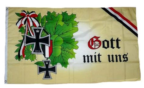Das war die offizielle flagge bis james i den thron bestieg. Fahne / Flagge Gott mit uns Eisernes Kreuz 1914 ...
