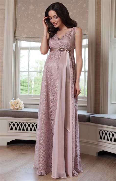 Thea Maternity Gown Long Blush Maternity Wedding Dresses Evening Wear And Party Clothes By