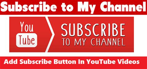 Add Subscribe Button In Youtube Videos