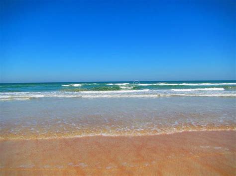 Waves Rolling In Daytona Beach Florida Stock Photo Image Of Beach