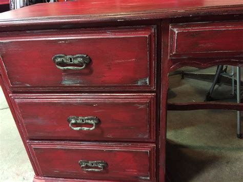 Maybe you would like to learn more about one of these? Red Chalk Paint make over | Red chalk paint, Furniture, Decor