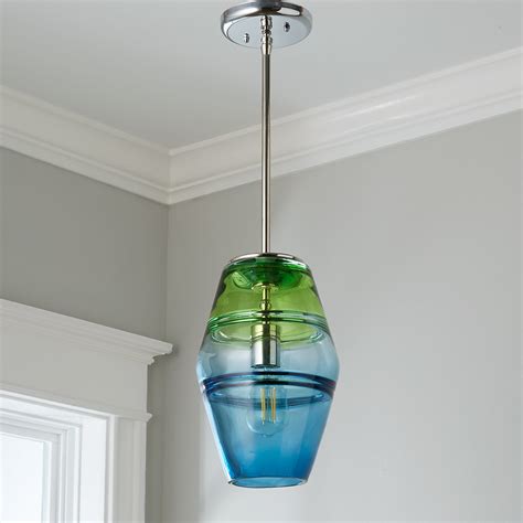 Fused Art Glass Pendant Shades Of Light
