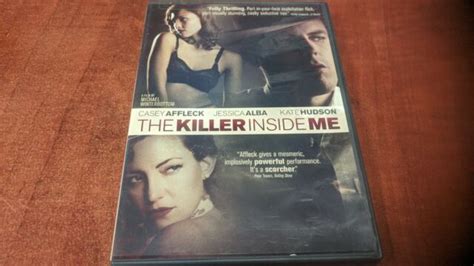THE KILLER INSIDE ME DVD AFFLECK ALBA HUDSON PERFECT CONDITION Free Shipping EBay