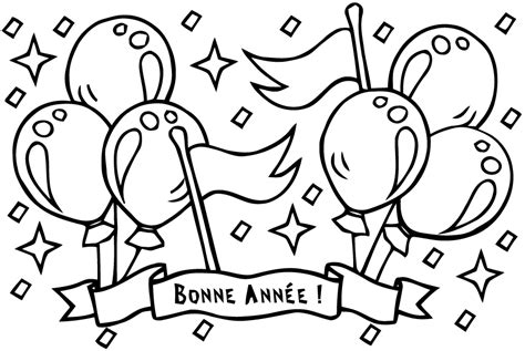 Dessin Nouvel An #60881 (Fêtes et Occasions spéciales) à colorier