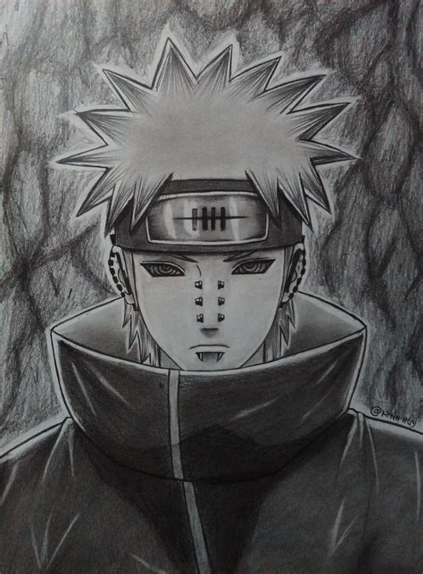 Pain Akatsuki Fanart Como Desenhar Anime Desenho De Anime Naruto