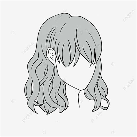Japanese Female Anime Character Hairstyle Side View Female Drawing
