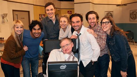 Big Bang Theory Cast Stars Of Science Hollywood Honor Stephen