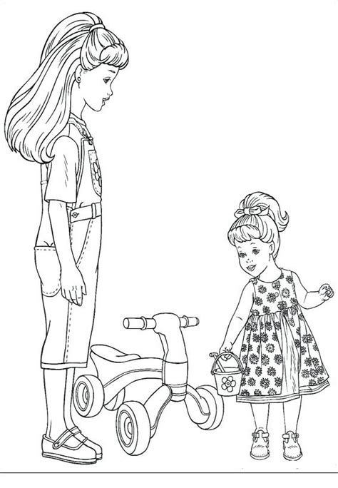 Smalltalkwitht Get Barbie Chelsea Coloring Pages 