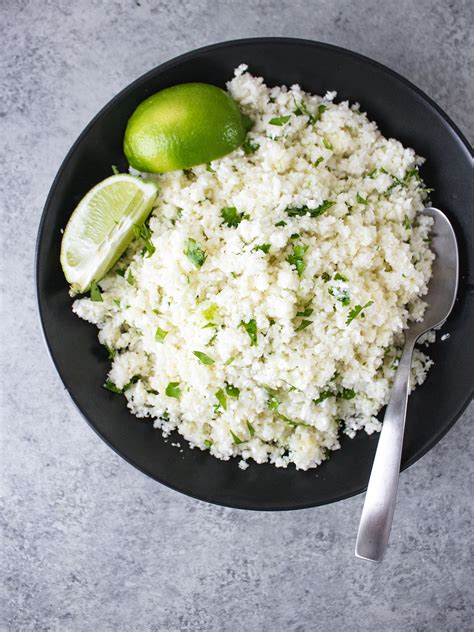 In a medium saucepan, bring 1 1/2 cups water to a boil. Cilantro Lime Cauliflower Rice - Meal Prep on Fleek™