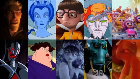 Who Are Your Top Favorite Non Disney Pixar Animated Movie Villains