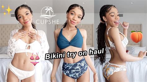 bikini haul try on haul 2023 cupshe youtube