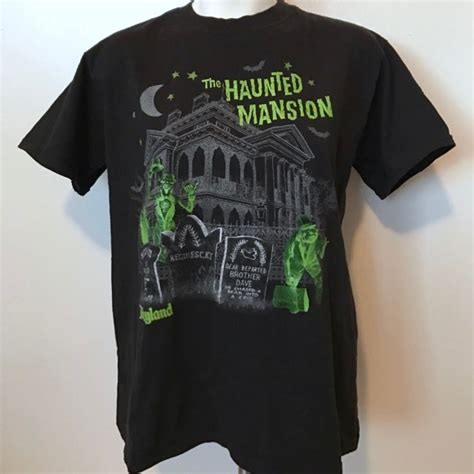 Disney Shirts And Tops Glow In The Dark Disney Haunted Mansion Shirt Poshmark