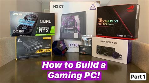 How To Build A Gaming Pc Step By Step For Beginners Youtube