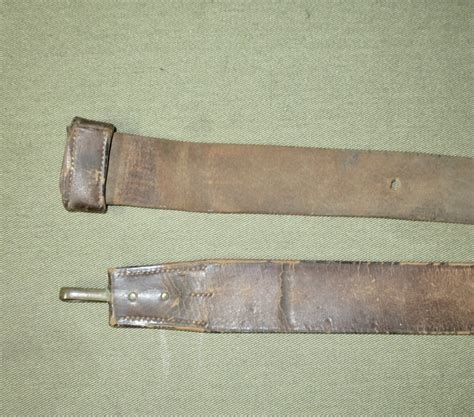 Civil War Issue Musket Sling Baker And Mckenney Ny Stamped J Mountain