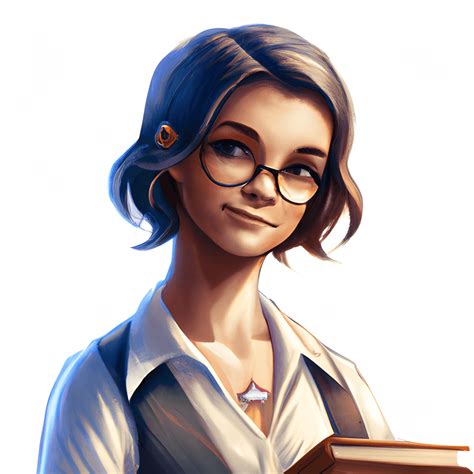 Nerdy Girl Librarian · Creative Fabrica