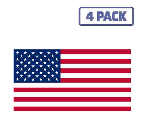 Us United States Flag National Flag Nation Country Sticker Vinyl Decal