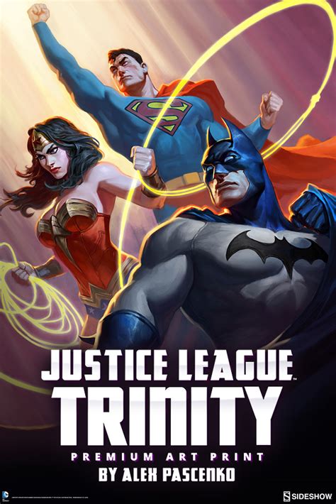Dc Comics Justice League Trinity Premium Art Print By