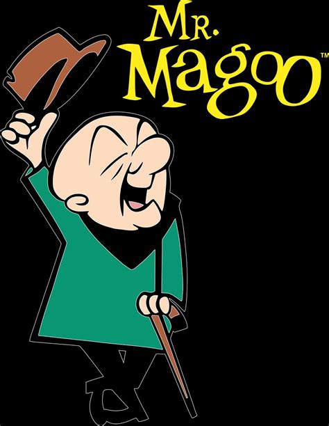 mr magoo dibujos animados clásicos dibujos animados de los 80 póster retro
