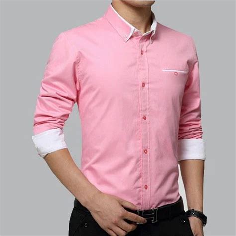 Cotton Men Plain Formal Shirts Full Or Long Sleeves At Rs 200 In Surat