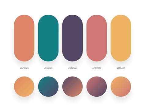 Orange Green Purple Orange Color Schemes And Gradient Palettes Palet