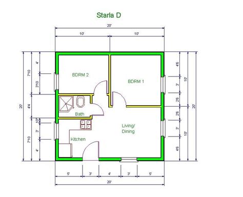 20x20 Bedroom Floor Plan Online Information