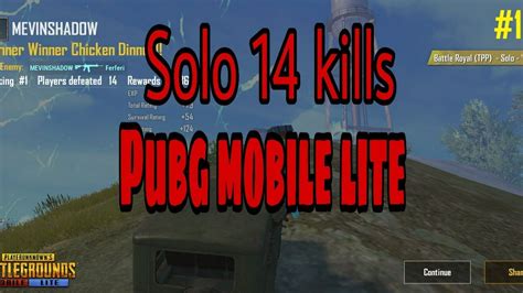 Pubg Mobile Lite 14 Kills Youtube