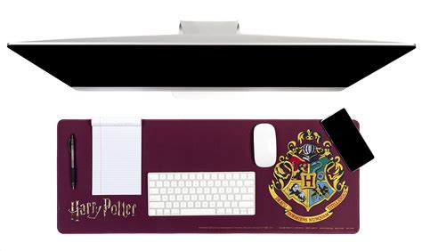 Paladone Official Harry Potter Hogwarts Crest Desk Mat Purple Non Slip