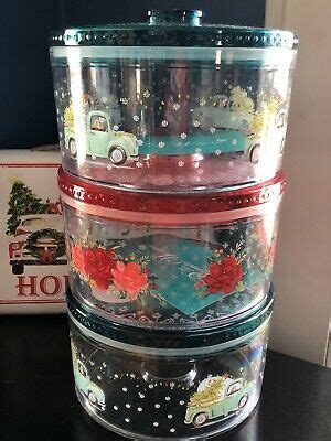 Sweet little cookies that will surely have room on everyone's. New 3 Pc The Pioneer Woman Candy Cookie Containers With Lids Vintage Truck | eBay in 2020 ...