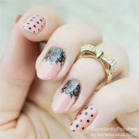 60 Lace Nail Art Designs And Tutorials For You To Get The Fashionable