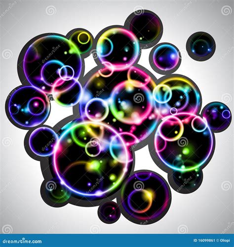 Rainbow Circles Stock Illustration Illustration Of Blue 16099861
