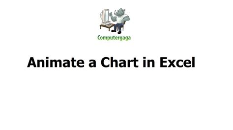 Animate A Chart In Excel Youtube