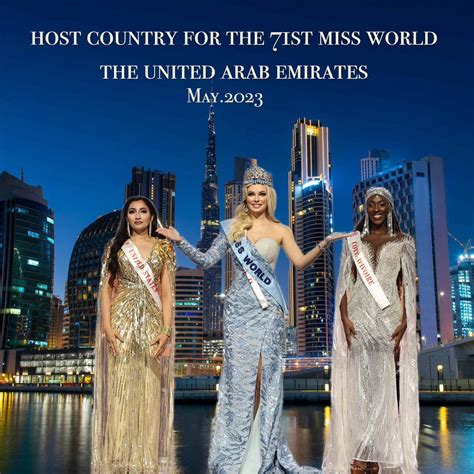 Missosology On Twitter Miss World 2023 Will Be Held In The United Arab Emirates In May Read