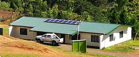 Solar System Completed For Thomas Baker Staff Quarters Solar Fiji
