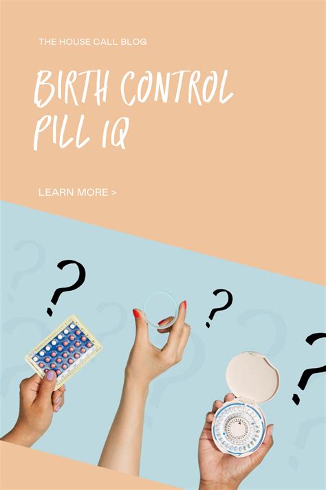 Birth Control Pill Iq Birth Control Methods Birth Control Birth Control Pills