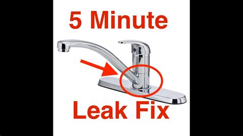 How To Fix Kitchen Faucet Leaking At Base