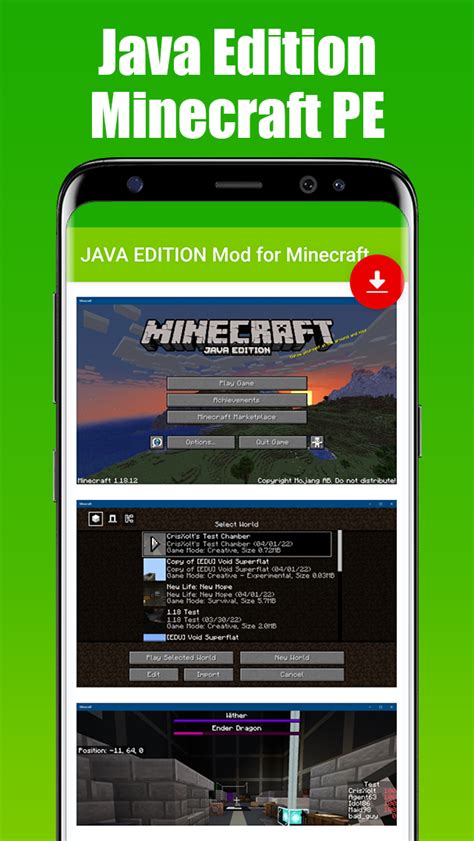 دانلود برنامه Java Edition Mod For Minecraft برای اندروید مایکت
