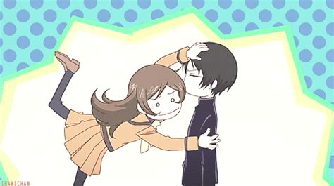 Anime Girl Kiss On Cheek 