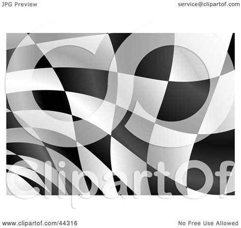 Royalty Free Rf Clip Art Of A Black And White Checkered