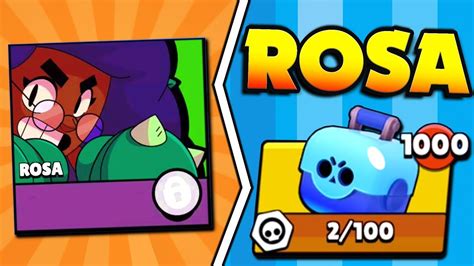 Play New Brawler Rosa Now And 1000 Brawl Boxes In Brawl Stars Rosa Is