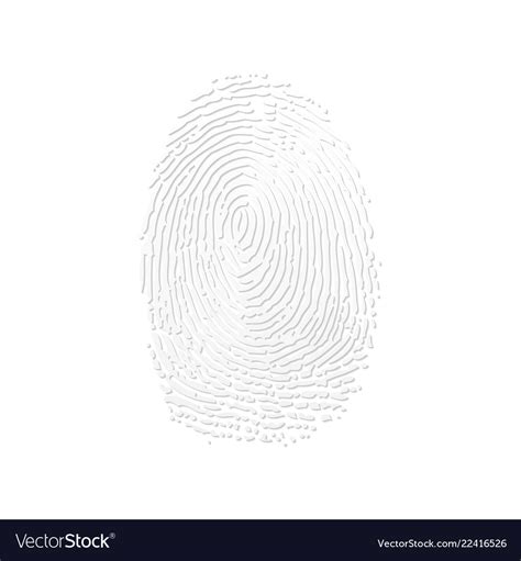 White Fingerprint Png