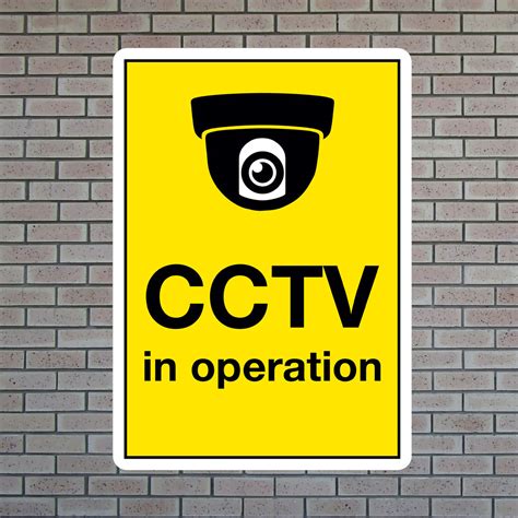 Cctv In Operation Sign Signs2schools