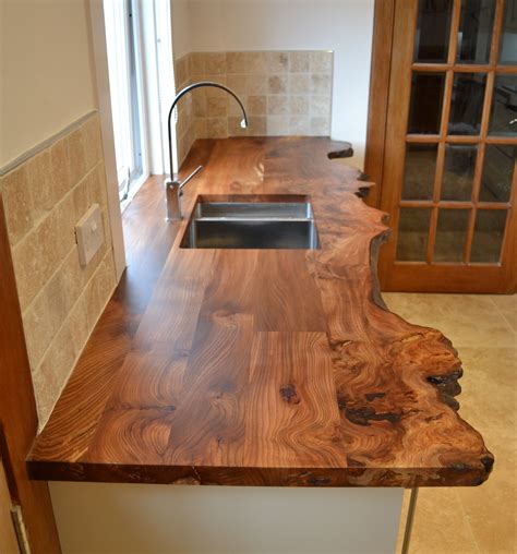 Kitchen Worktop Live Edge Countertop Wood Countertops Wooden Kitchen