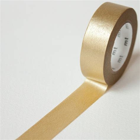 Gold Washi Tape Metallic Gold Mt Washi Tape By Mt Masking