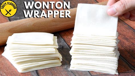 How To Make Wonton Wrapper Perfectly Wonton Wrapper Recipe Easy